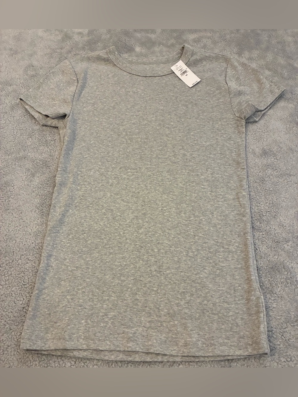 Women’s GAP Brand Short Sleeve Crewneck Tee - Light Gray Size XS NWT